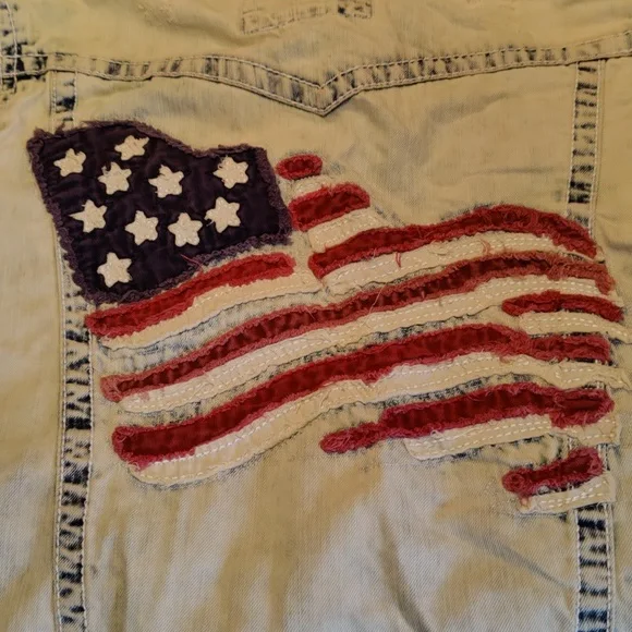 Smoke and Rise Pride Nation size m jean vest - Picture 7 of 7